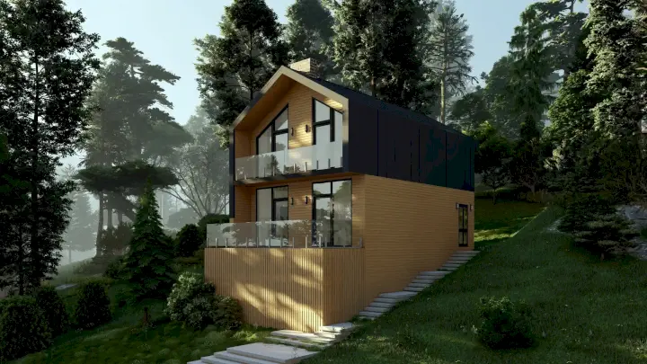 Modern cottages for sale in Bukovel - Carpathians